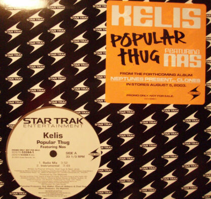 Kelis Featuring Nas - Popular Thug (12", Promo)
