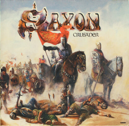 Saxon - Crusader (LP, Album, RP, Inj)