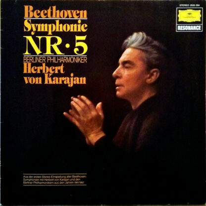 Beethoven*, Berliner Philharmoniker, Herbert von Karajan - Symphonie Nr · 5 (LP, RE)