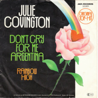 Julie Covington - Don't Cry For Me Argentina (7", Single)