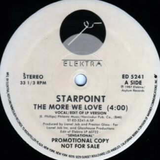 Starpoint - The More We Love (12", Promo, SP )