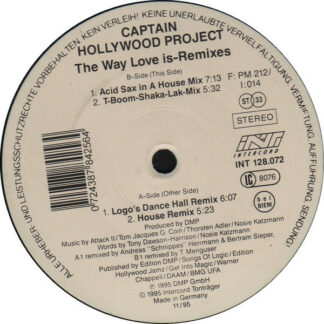 Captain Hollywood Project - The Way Love Is (Remixes) (12")
