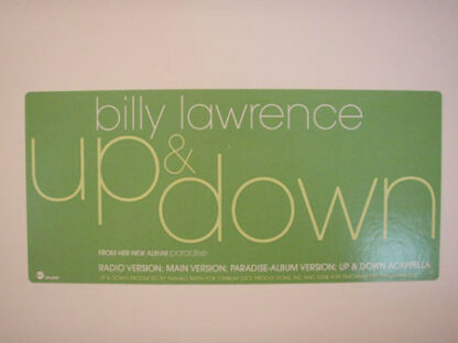 Billy Lawrence - Up & Down (12", Promo)