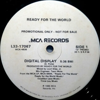 Ready For The World - Digital Display (12", Promo)