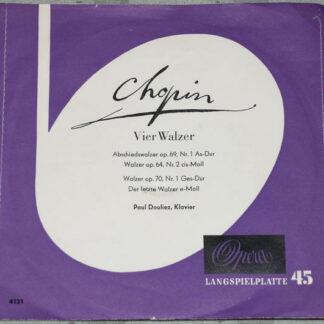 Chopin*, Paul Douliez - Vier Walzer (7", EP)