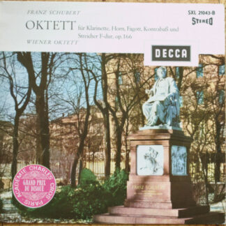 Franz Schubert, Wiener Oktett - Oktett Für Klarinette, Horn, Fagott, Kontrabaß Und Streicher F-dur, Op. 166 (LP)
