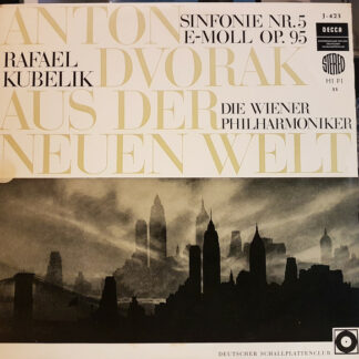 Anton Dvořák*, Wiener Philharmoniker, Rafael Kubelik -  Symphonie Nr. 5  E- Moll Op.95 »Aus Der Neuen Welt« (LP)