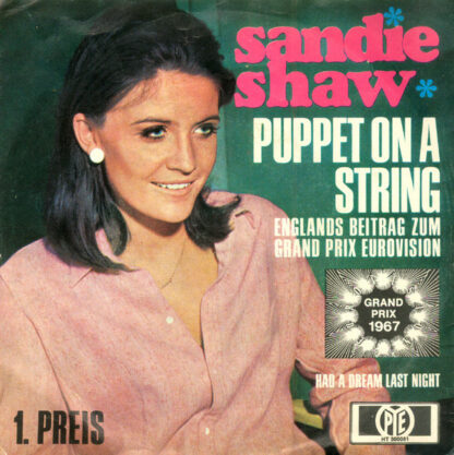 Sandie Shaw - Puppet On A String (7", Single, Mono)
