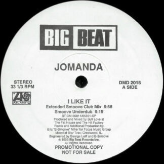 Jomanda - I Like It (E-Smoove House Remixes) (12", Maxi, Promo)