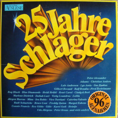 Various - 25 Jahre Schlager (6xLP, Comp)