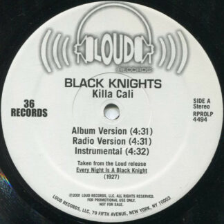Black Knights - Killa Cali (12", Promo)
