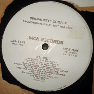 Bernadette Cooper - Stupid (12", Promo)