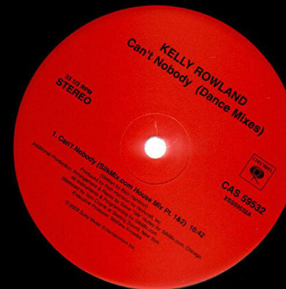 Kelly Rowland - Can't Nobody (Dance Mixes) (12")