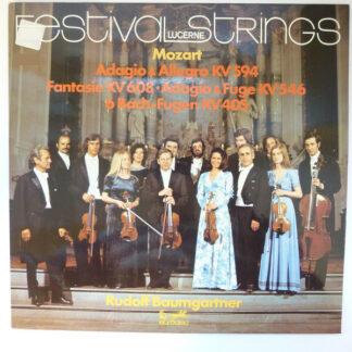 Mozart* - Festival Strings Lucerne , Conductor Rudolf Baumgartner - Adagio & Allegro KV 594 / Fantasie KV 608 / Adagio & Fuge KV 546 / 6 Bach-Fugen KV 405 (LP, Quad)