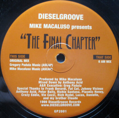 Mike Macaluso - The Final Chapter (12")