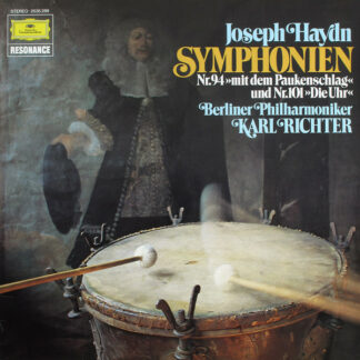 Joseph Haydn, Berliner Philharmoniker, Karl Richter - Symphonien Nr.94 »Mit Dem Paukenschlag« Und Nr.101 »Die Uhr« (LP, RE, RP)