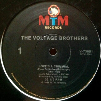 The Voltage Brothers - Love's A Criminal (12", Single)