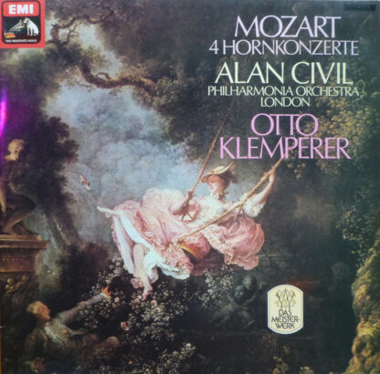 Mozart*, Alan Civil, Otto Klemperer, Philharmonia Orchestra - 4 Hornkonzerte (LP, Album, RE)