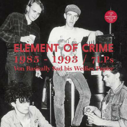 Element Of Crime - 1985 - 1993 Von Basically Sad Bis Weißes Papier (Box, Comp + LP, Album, RE, RM + LP, Album, RE, RM )