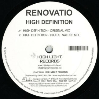 Renovatio - High Definition (12")