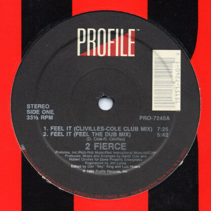 2 Fierce (2) - Feel It (12")