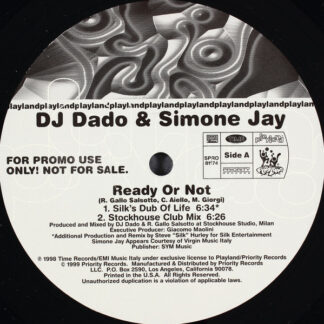 DJ Dado & Simone Jay - Ready Or Not (12", Promo)