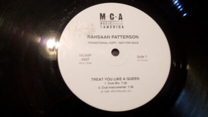 Rahsaan Patterson - Treat You Like A Queen (12", Promo)