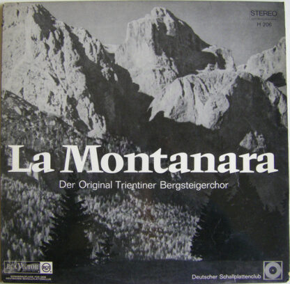 Der Original Trientiner Bergsteigerchor* - La Montanara (LP, Club)