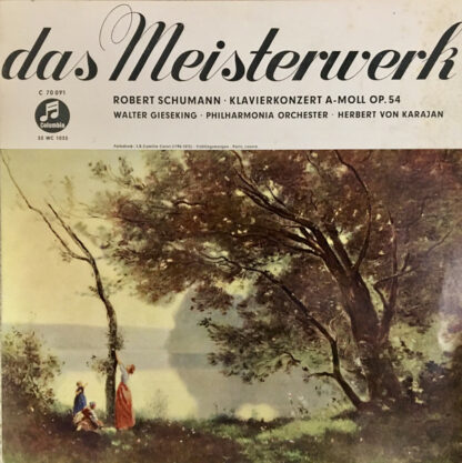 Walter Gieseking / Philharmonia Orchestra / Herbert Von Karajan / Robert Schumann - Concerto In A Minor, Op.54 (10", Mono, FOC)