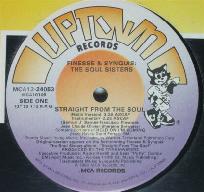 Finesse & Synquis - Straight From The Soul (12")