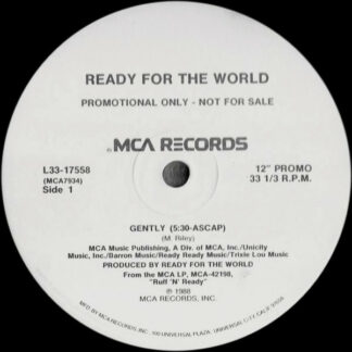 Ready For The World - Gently (12", Promo)