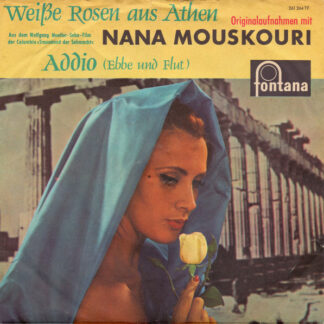 Nana Mouskouri - Weiße Rosen Aus Athen (7", Single, Mono)