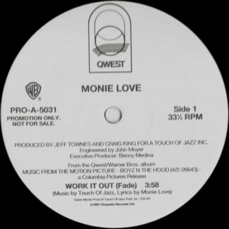 Monie Love - Work It Out (12", Promo)