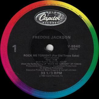 Freddie Jackson - Rock Me Tonight (For Old Times Sake) (12", Jac)