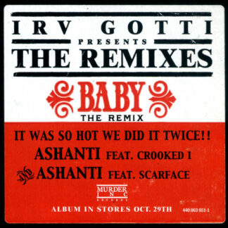 Ashanti - Baby (Remix) (12", Single, Promo)