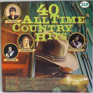 Various - 40 All Time Country Hits (2xLP, Comp, Gat)