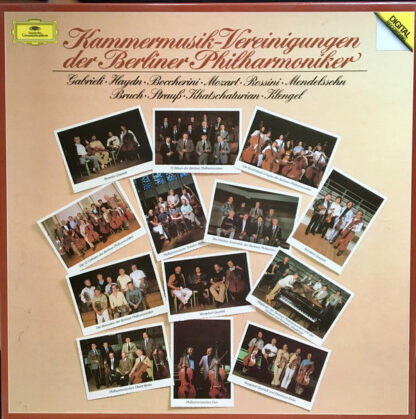 Kammermusik-Vereinigungen der Berliner Philharmoniker* - Kammermusik (5xLP + Box)