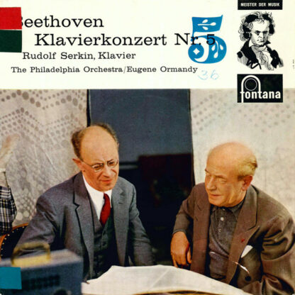 Beethoven* - Rudolf Serkin, The Philadelphia Orchestra / Eugene Ormandy - Klavierkonzert Nr. 5 (10")