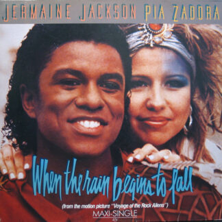 Jermaine Jackson And Pia Zadora - When The Rain Begins To Fall (12", Maxi)