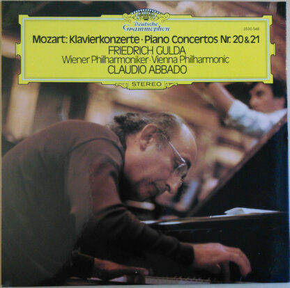 Mozart* – Friedrich Gulda, Wiener Philharmoniker · Vienna Philharmonic*, Claudio Abbado - Klavierkonzerte · Piano Concertos Nr. 20 & 21 (LP)