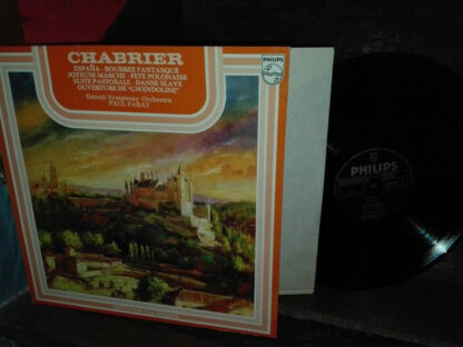 Chabrier*, Detroit Symphony Orchestra, Paul Paray - España - Bourrée Fantasque - Joyeuse Marche - Fête Polonaise - Suite Pastorale - Dance Slave - Ouverture De "Gwendoline" (LP, RE)